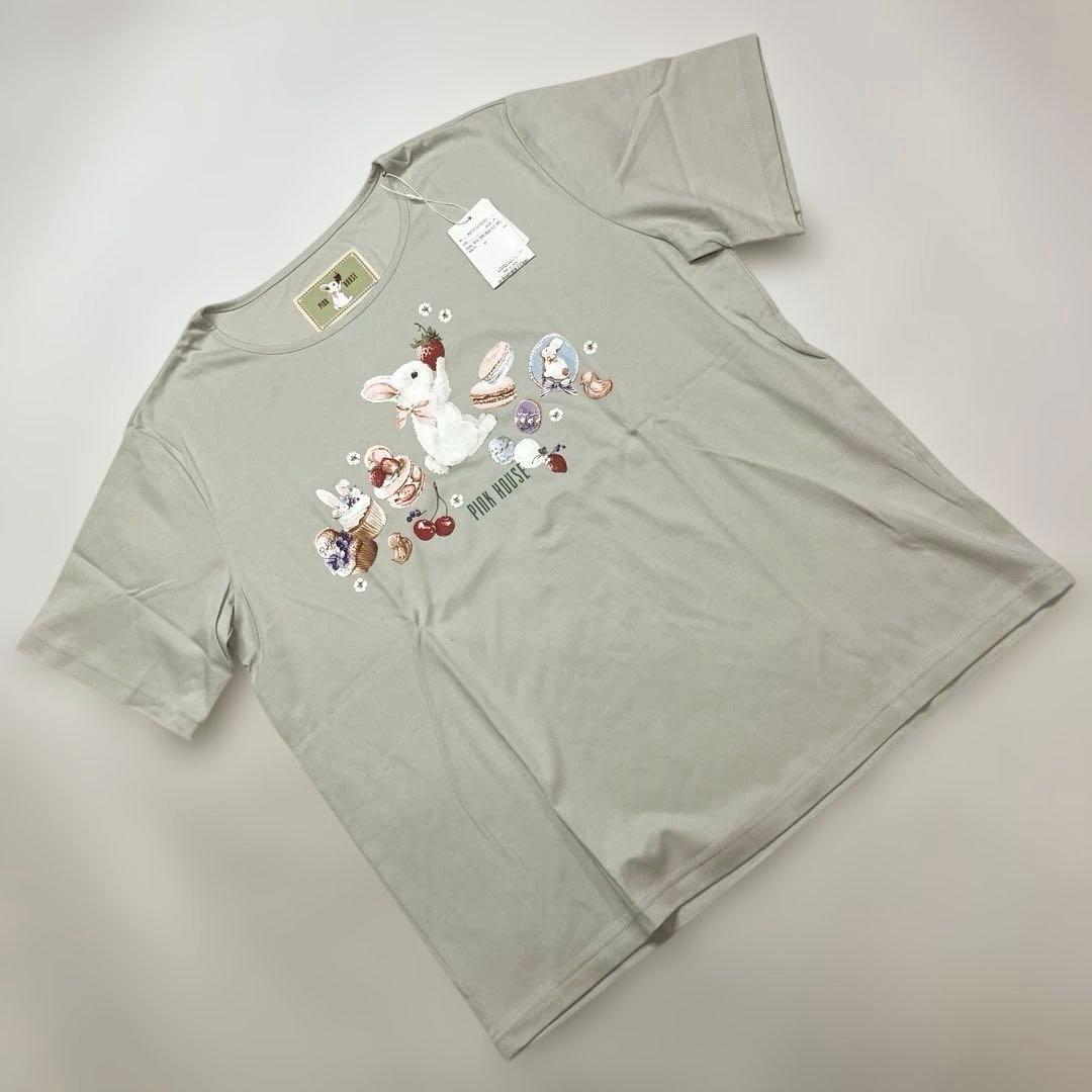 ピンクハウス うさちゃんスイーツプリント 半袖カットソー/2025年 春