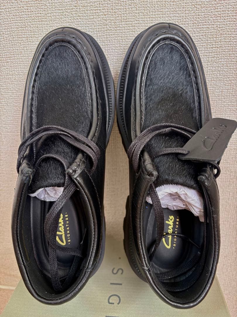 Clarksクラークス / バデルシーム（ブラック/ブラック）