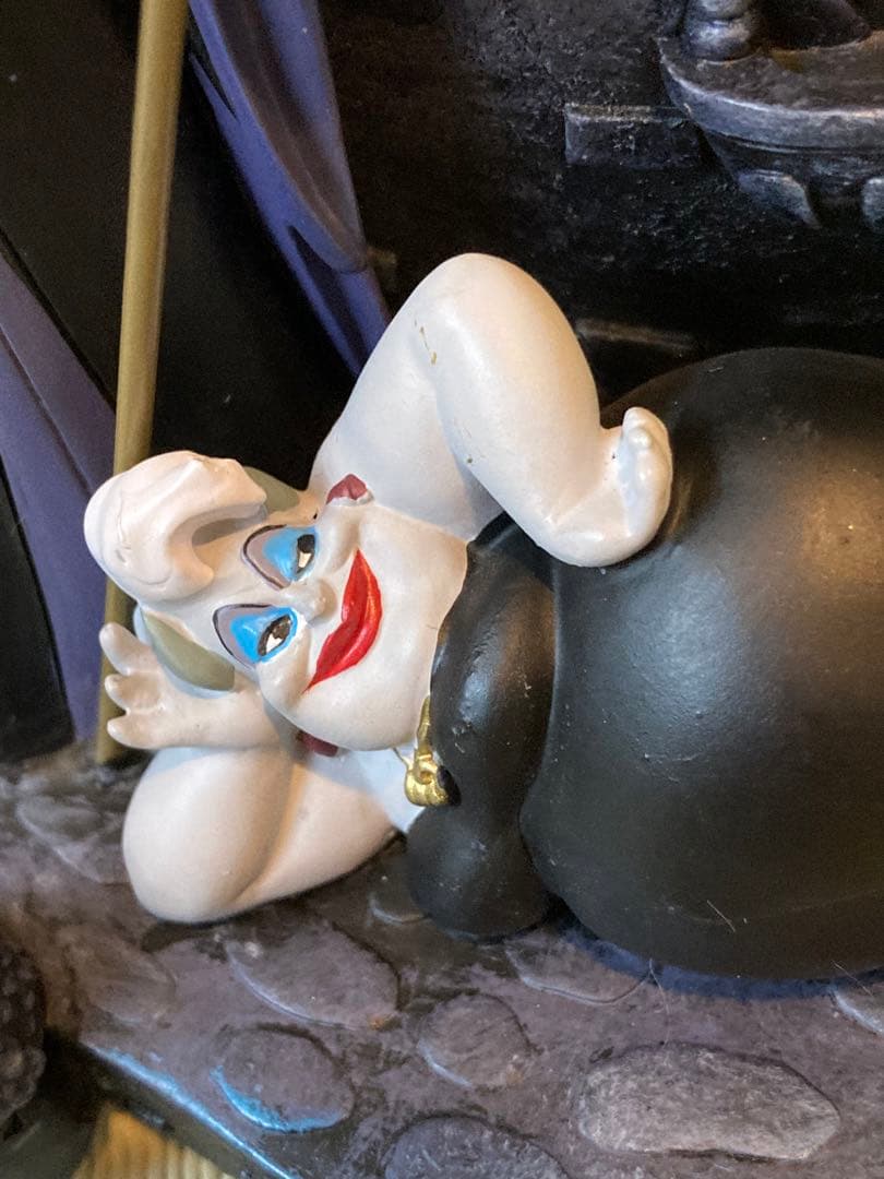 【訳あり】ディズニー ヴィランズ スノードーム オルゴール