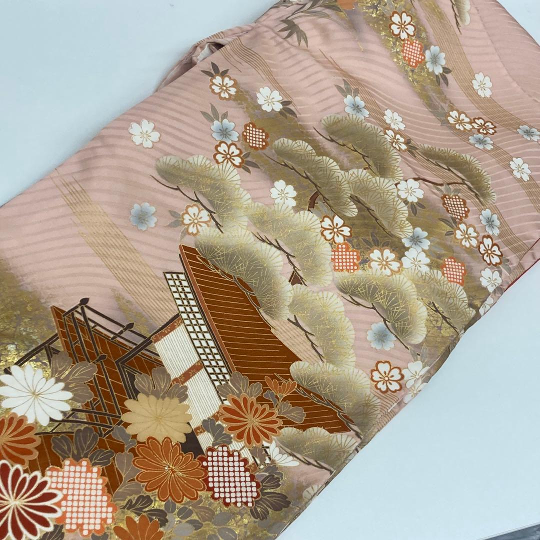 晴れ着の丸昌　振り袖セット　ピンク　ゴールド　木箱入り　成人式⭐︎