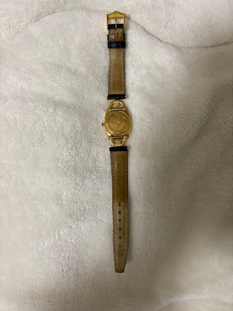 ibooGUCCI グッチ 腕時計 ホースビット ゴールド ブラック