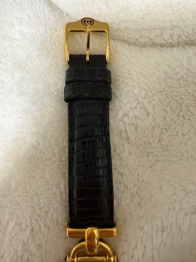 ibooGUCCI グッチ 腕時計 ホースビット ゴールド ブラック