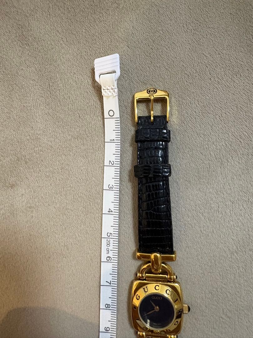 ibooGUCCI グッチ 腕時計 ホースビット ゴールド ブラック