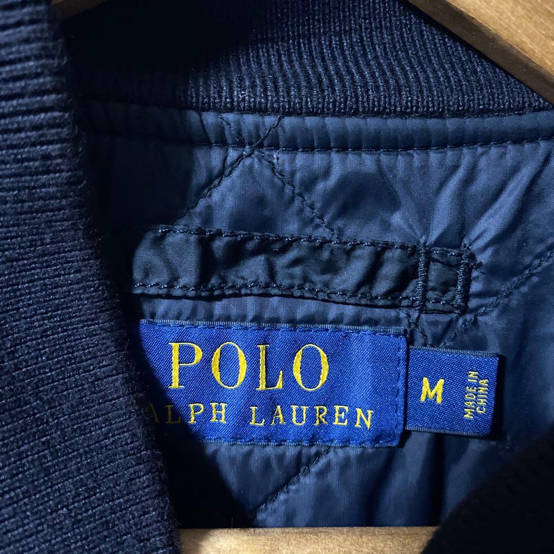 Polo Ralph Laurenブラック MA-1 フライトジャケット
