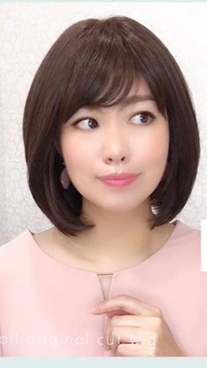 ☆試着のみ未使用☆アクアドール人毛ミックスウィッグ