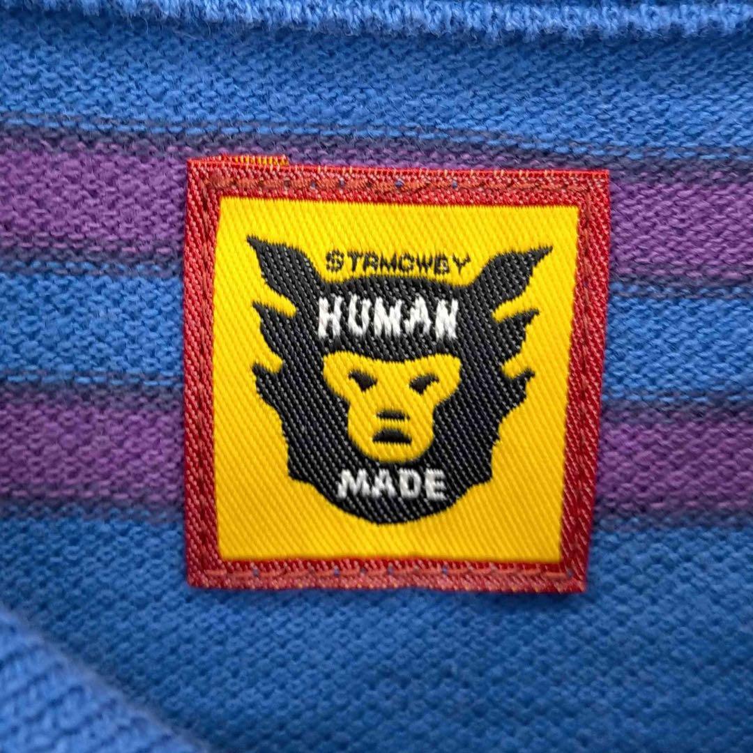 【未使用、巾着袋つき】ヒューマンメイド HUMAN MADE 長袖　ポロシャツ