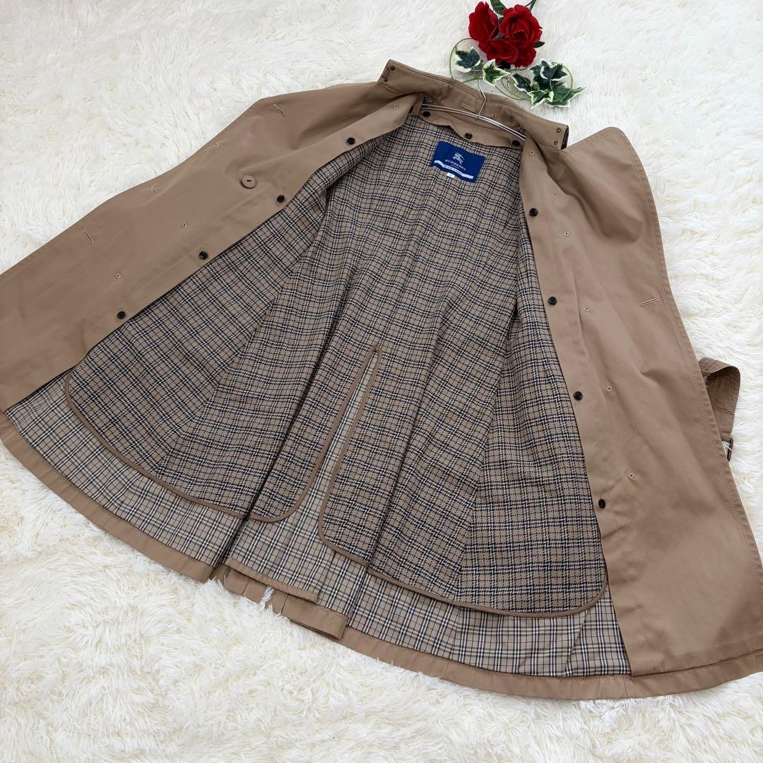 バーバリーブルーレーベル トレンチコート ノバチェック ライナー ベルト