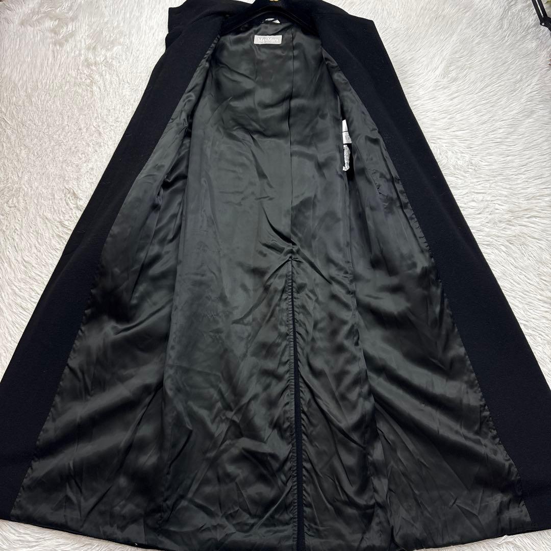 マックスマーラ ベルテット ロングコート 黒 サイズ42