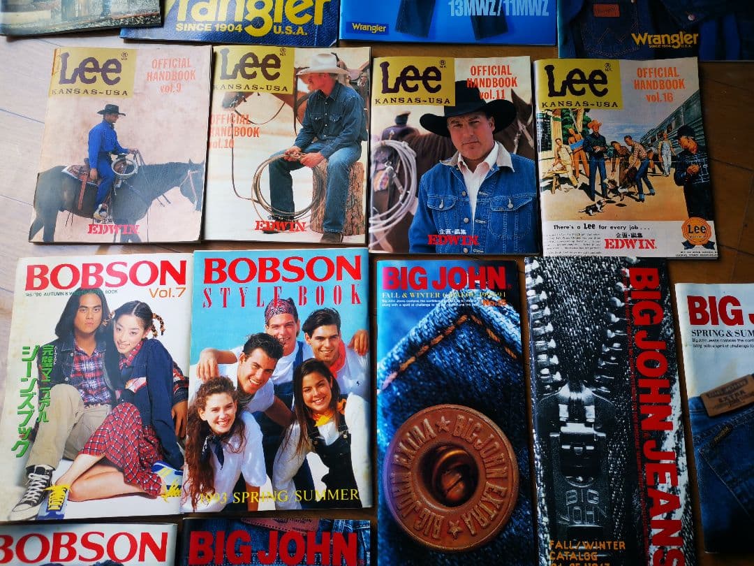 リーバイスブック　EDWIN　Wrangler　Lee　BIGJOHN 計40冊