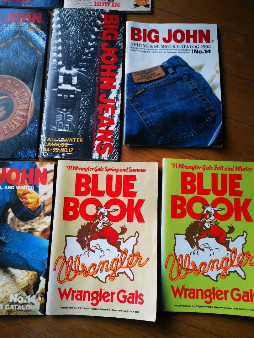 リーバイスブック　EDWIN　Wrangler　Lee　BIGJOHN 計40冊