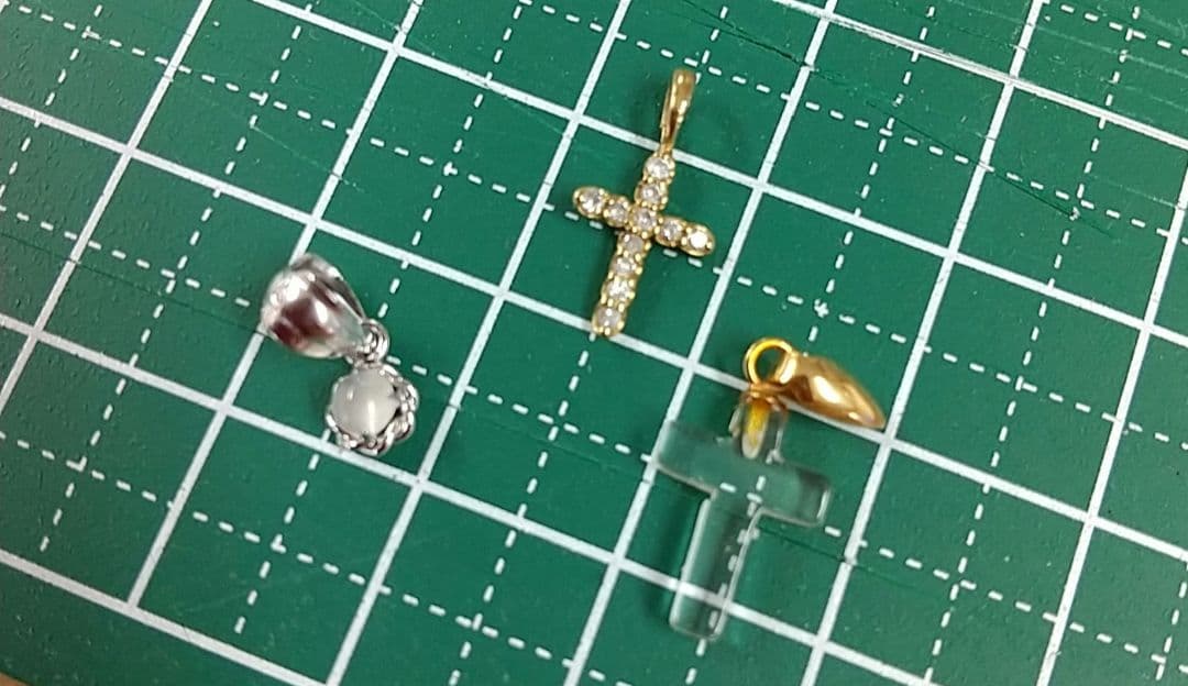 18K&14K☆ネックレストップ３点