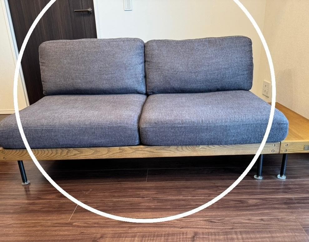 ①ソファ　 macomoco