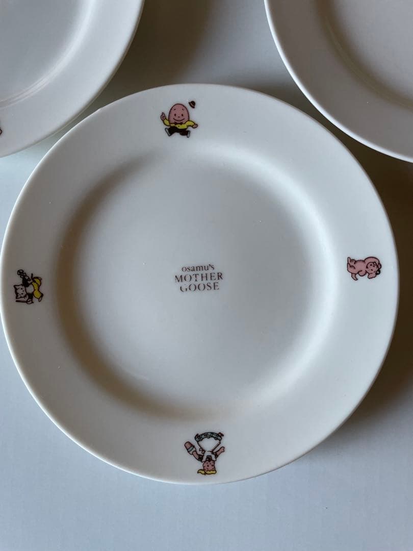 オサムグッズ　ダスティミラー社 マザーグースプレート4枚　当時物
