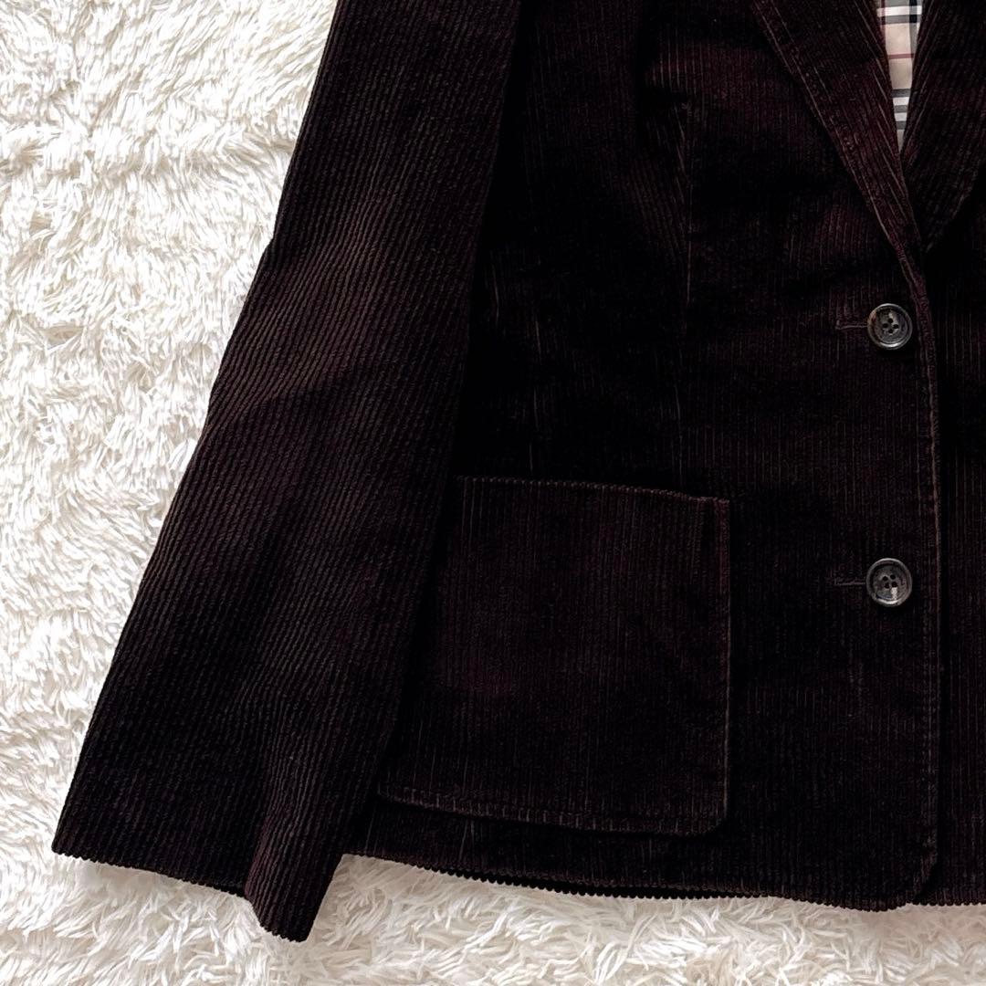 【極美品　大きいサイズ】バーバリー　コーデュロイ　ジャケット ノバ　チェック