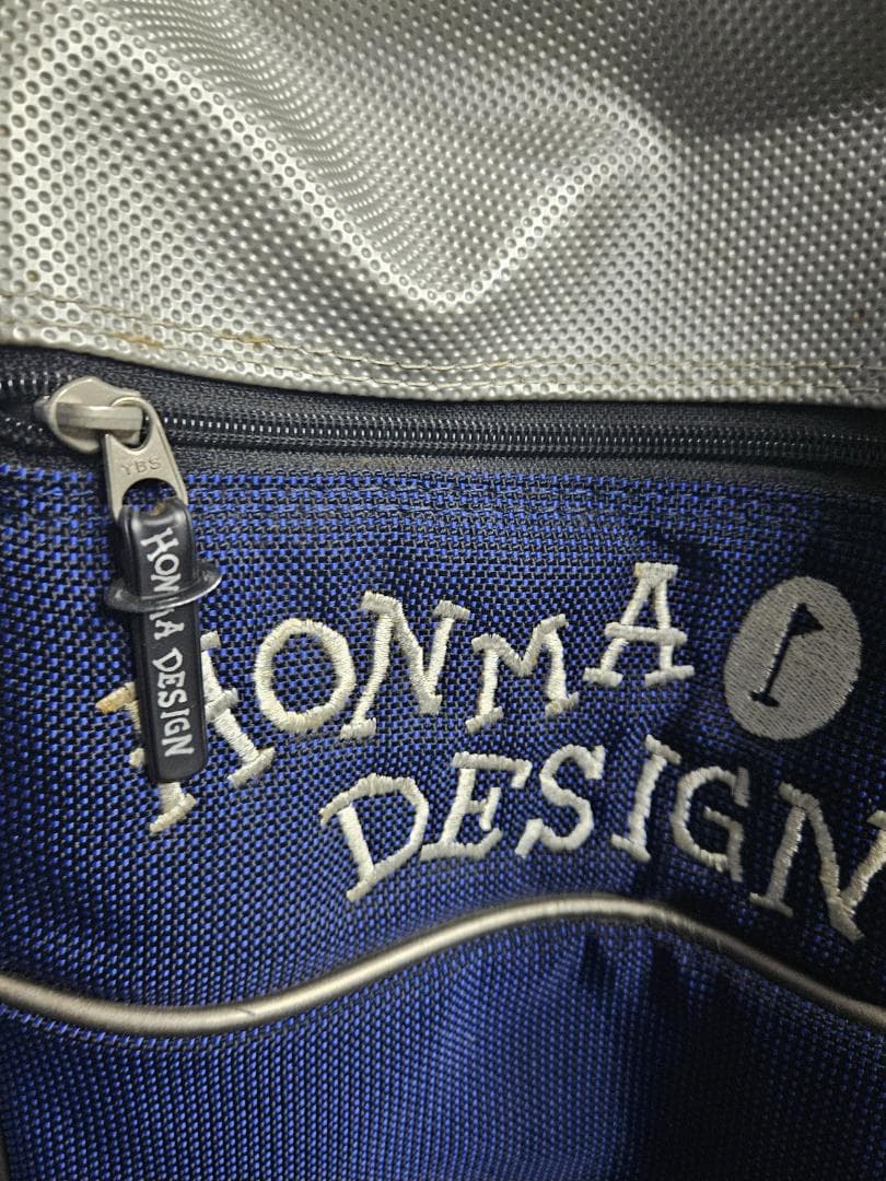 送料無料/超美品　HONMA DESIGN キャディバッグ ネイビー