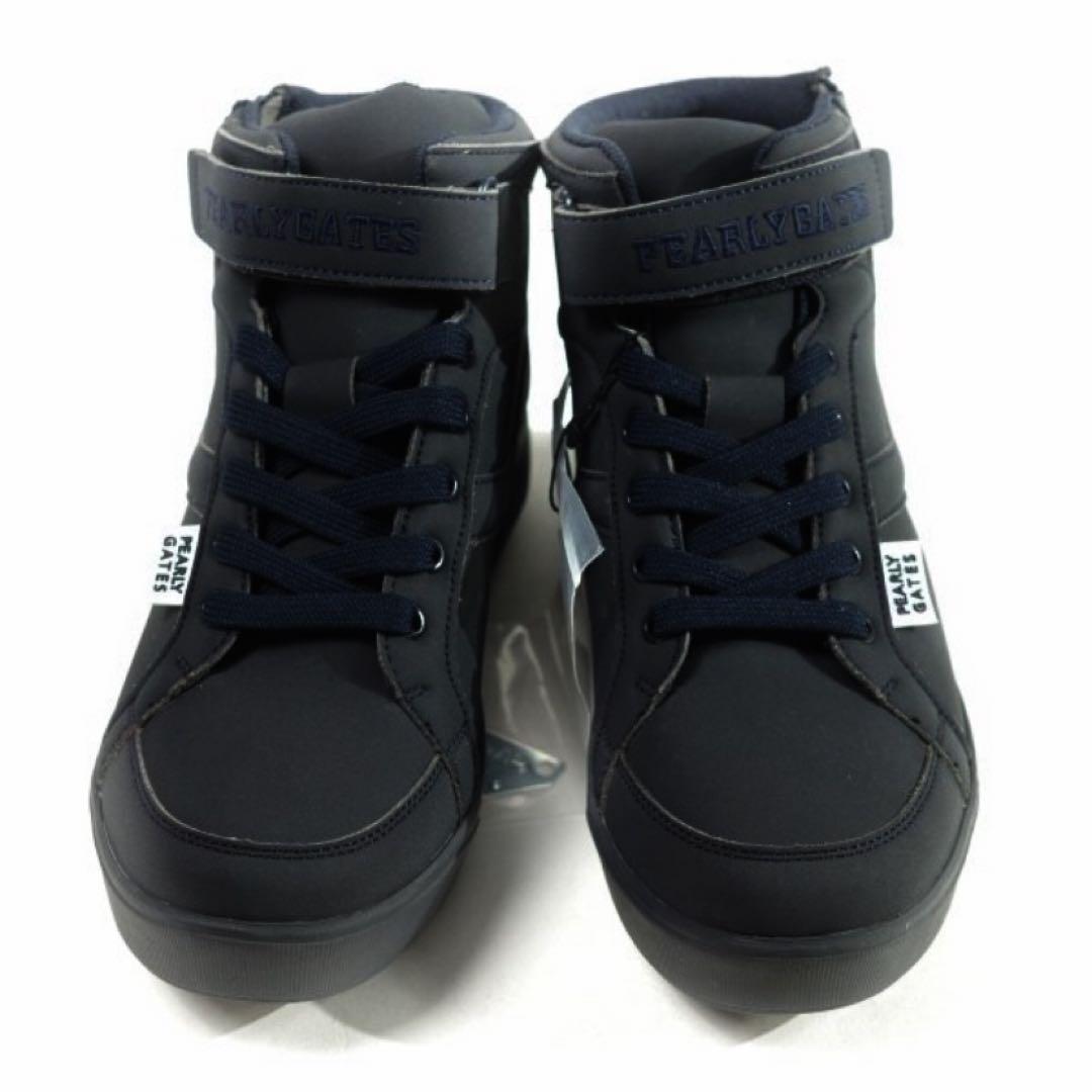 【新品】 35,200円 パーリーゲイツ ミドルカット ゴルフシューズ23cm