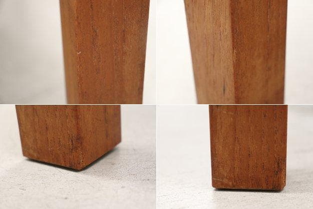 ヴィンテージ チーク材 正方形 センターテーブル スクエア ローテーブル