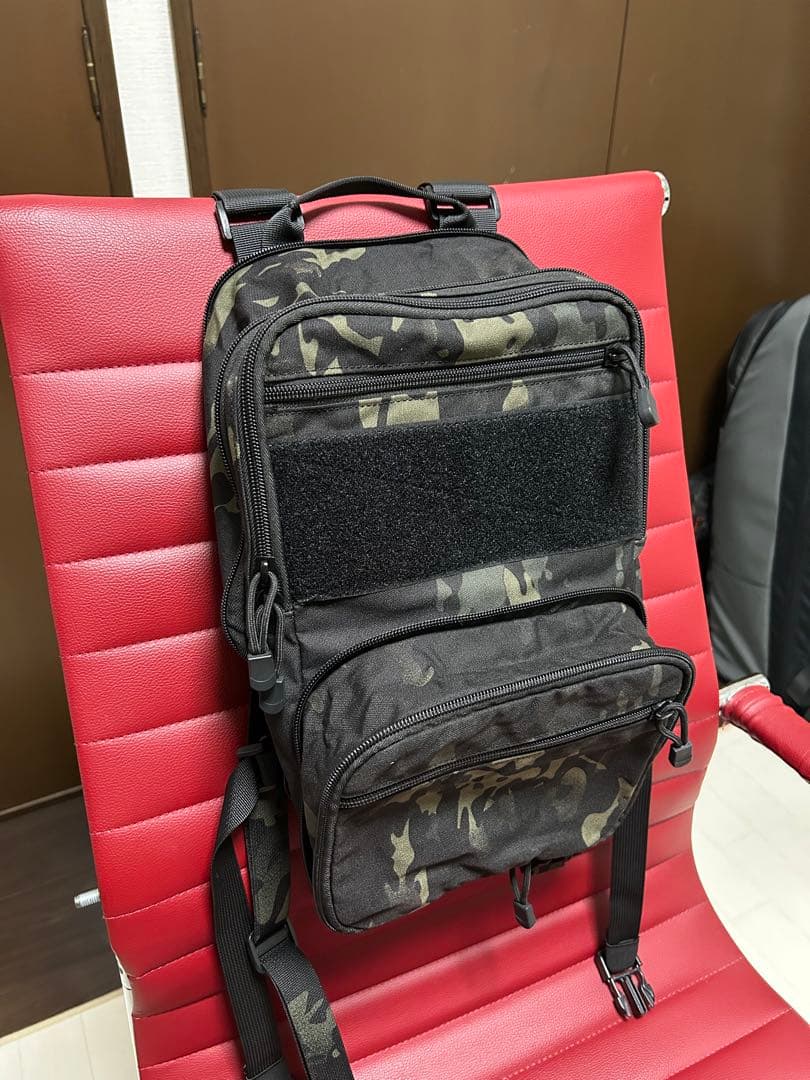 【値下げ】MK3チェストリグ　バックパネル　マルチカムブラック