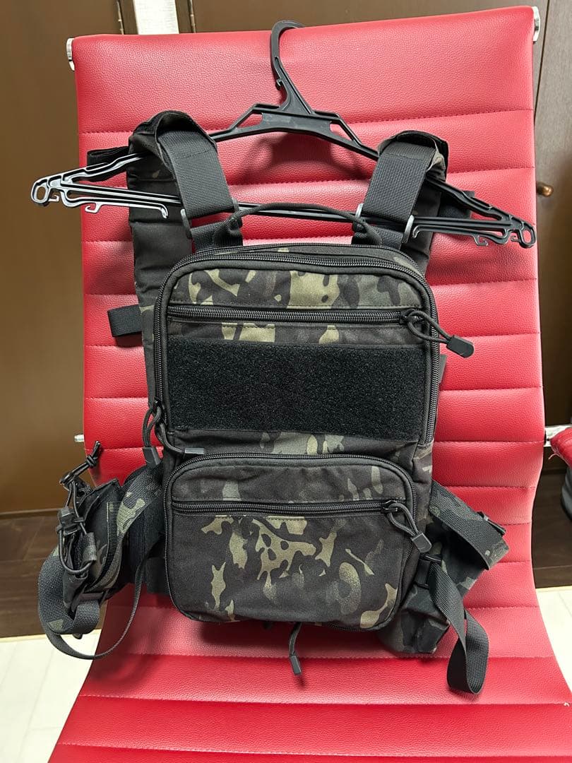 【値下げ】MK3チェストリグ　バックパネル　マルチカムブラック