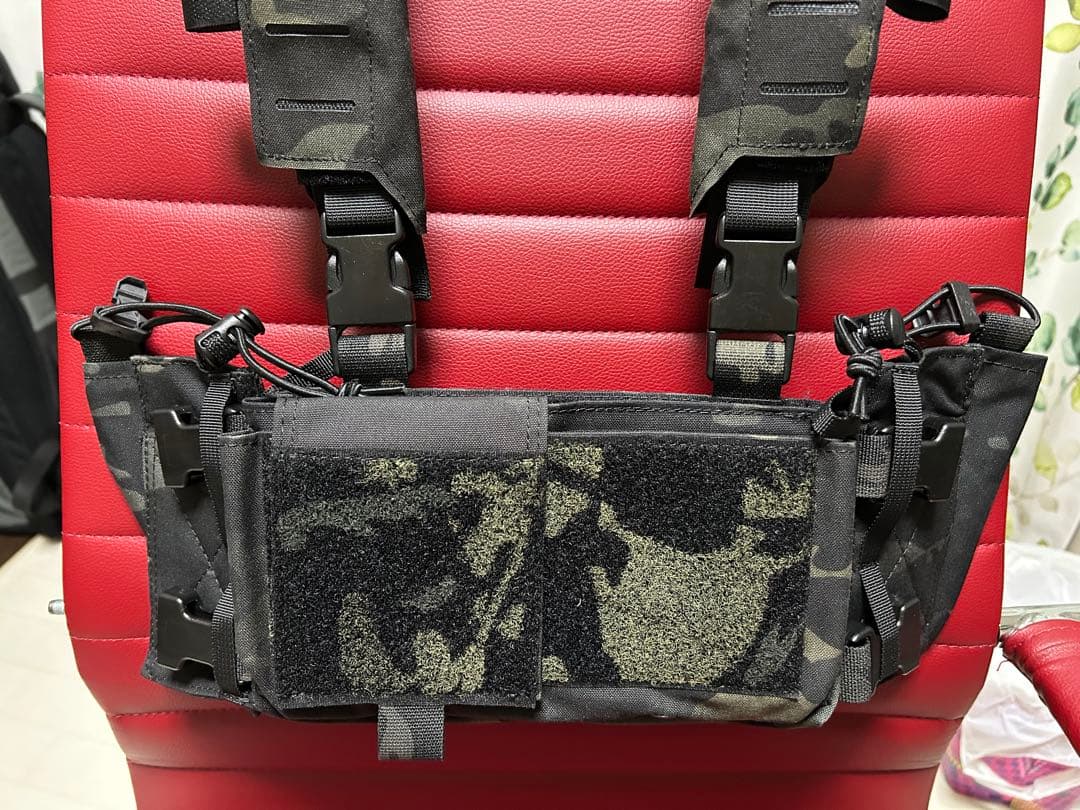 【値下げ】MK3チェストリグ　バックパネル　マルチカムブラック