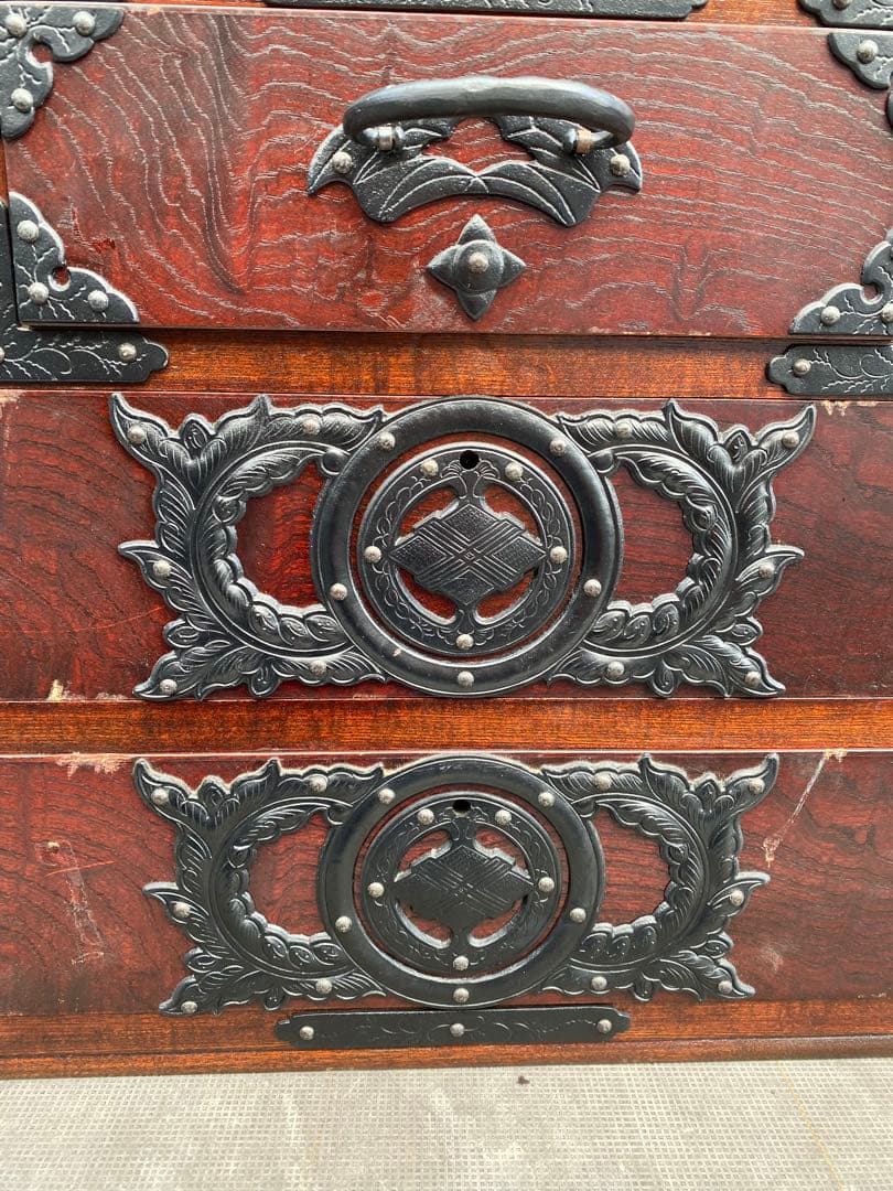 Blauwe Roos 【希少】伝統工芸品仙台箪笥桜木作