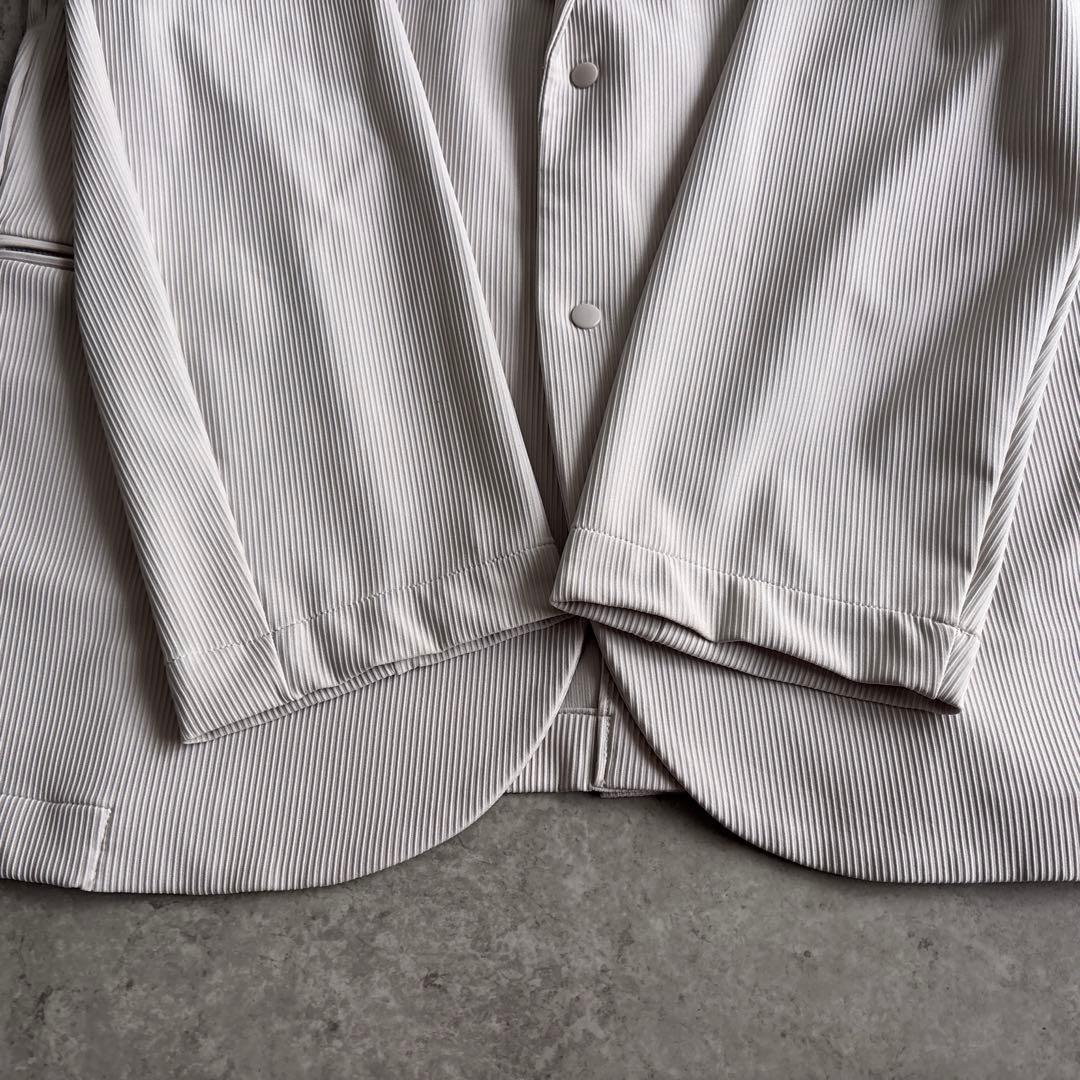 極美品■コール&レスポンス【XL】セットアップ ベージュ ストレッチ プリーツ