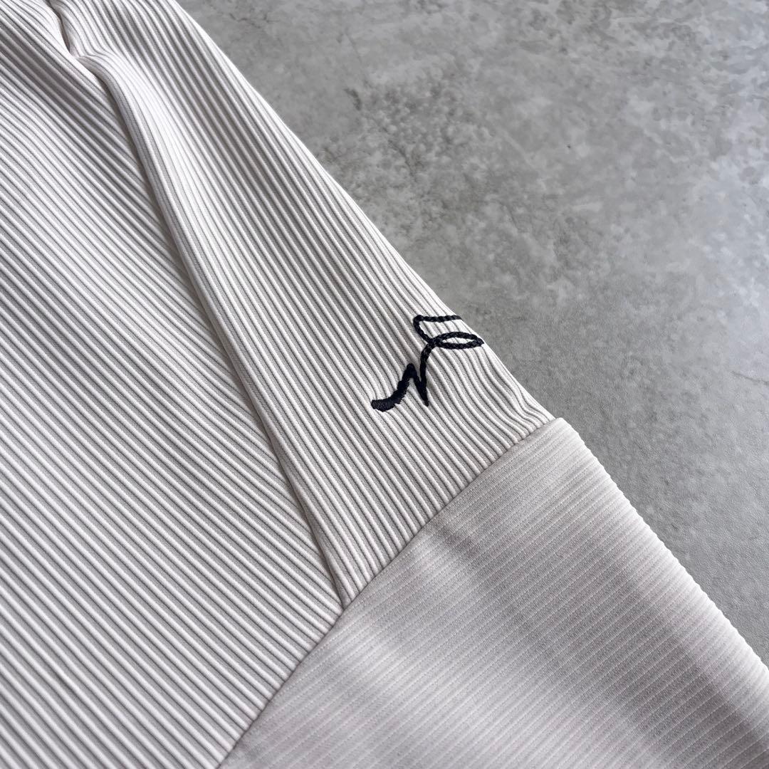 極美品■コール&レスポンス【XL】セットアップ ベージュ ストレッチ プリーツ