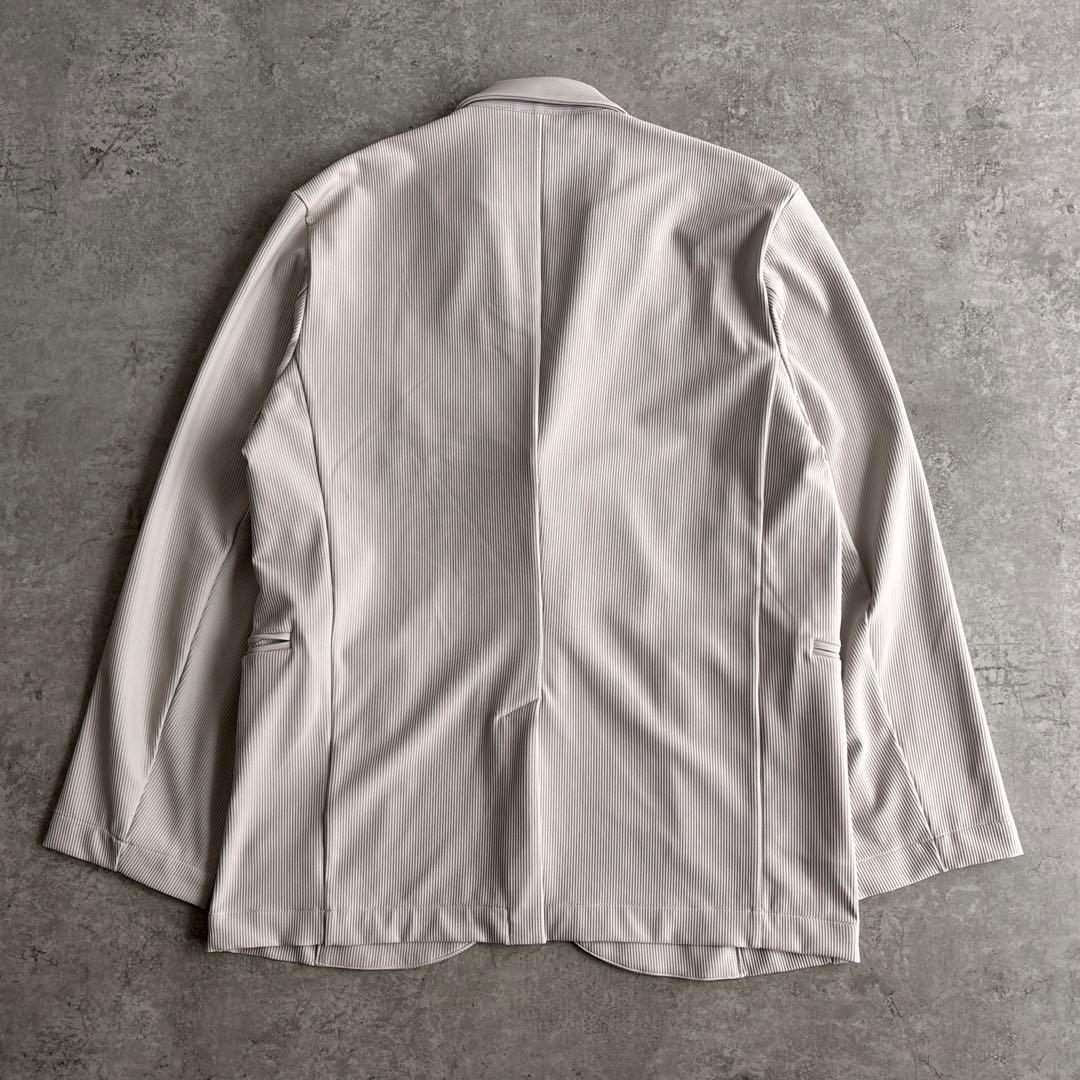 極美品■コール&レスポンス【XL】セットアップ ベージュ ストレッチ プリーツ