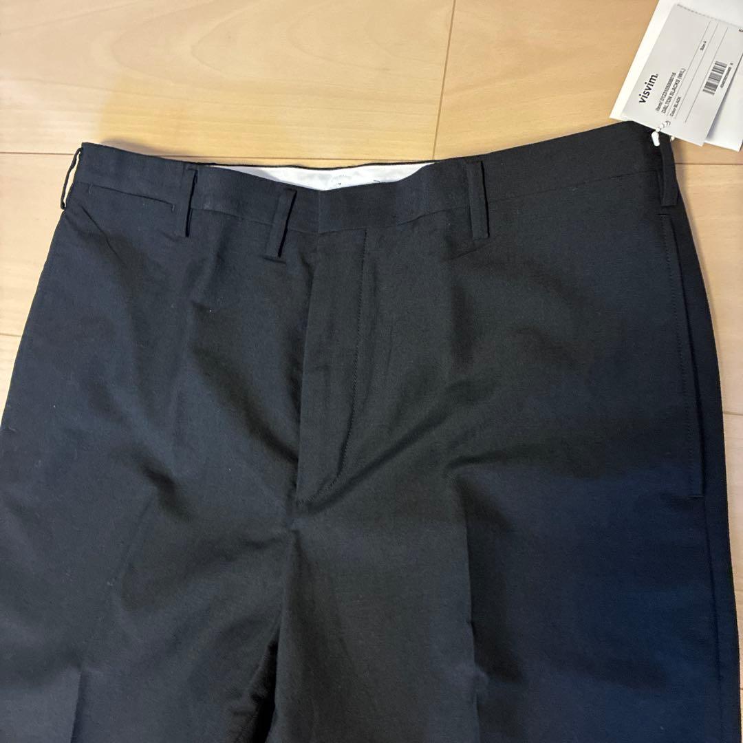 新品未使用VISVIM DALTON SLACKS黒スラックスビズビム