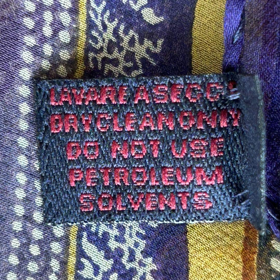 エトロ　シルク100% 大判スカーフ　透け感　ペイズリー　マルチカラー