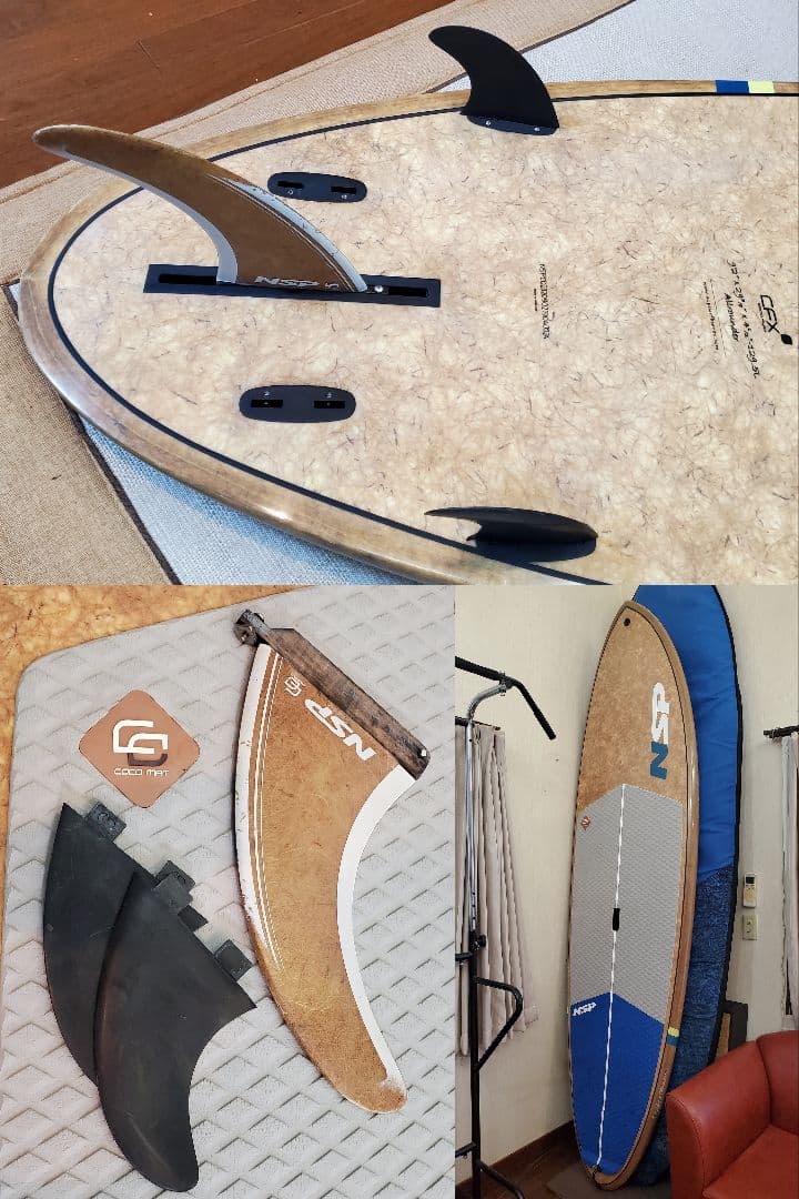 NSP COCOFLAX SUPボード 9'2 129.5L 中古現状渡し