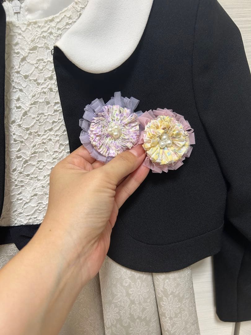 petit main ジャケット　ワンピース　卒園式　入学式　120cm