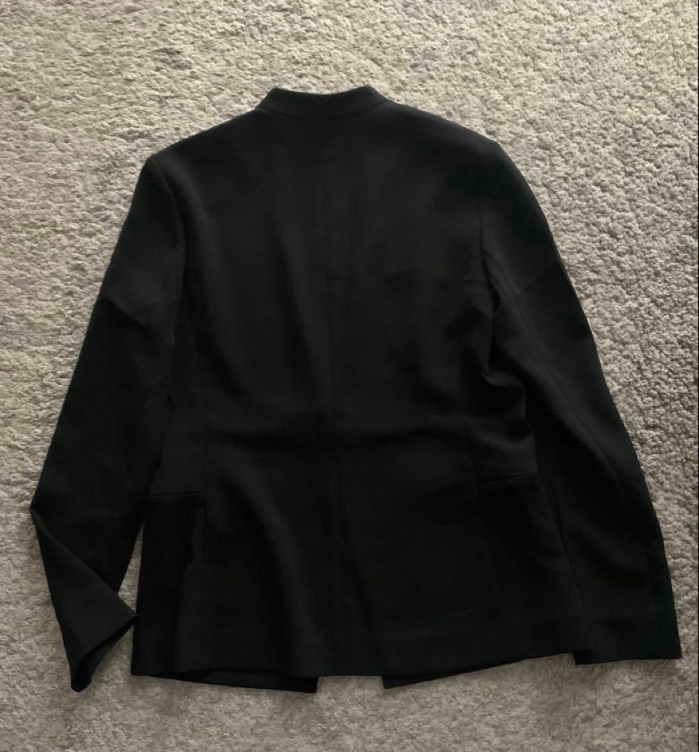 theory luxe ウォッシャブルノーカラージャケット 36セオリー 黒