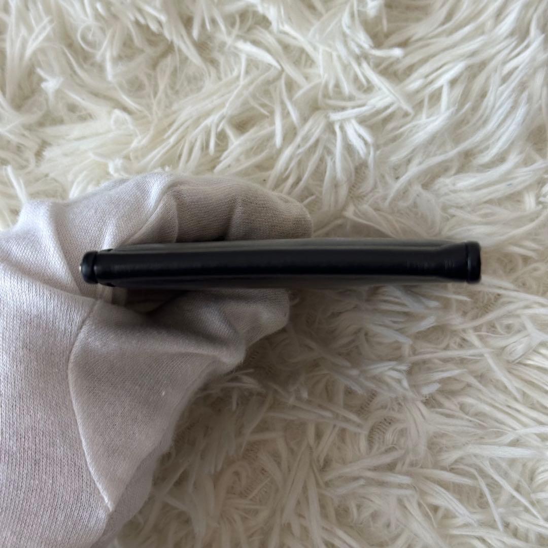 ✨️美品✨️ ポーター マネークリップ ロゴ金具 コンパクト 黒 レザー 箱付き