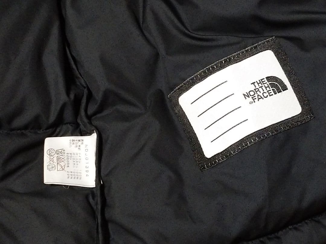 あらら様THENORTHFACEダウン600黒レディースMメンズ細めS美USED