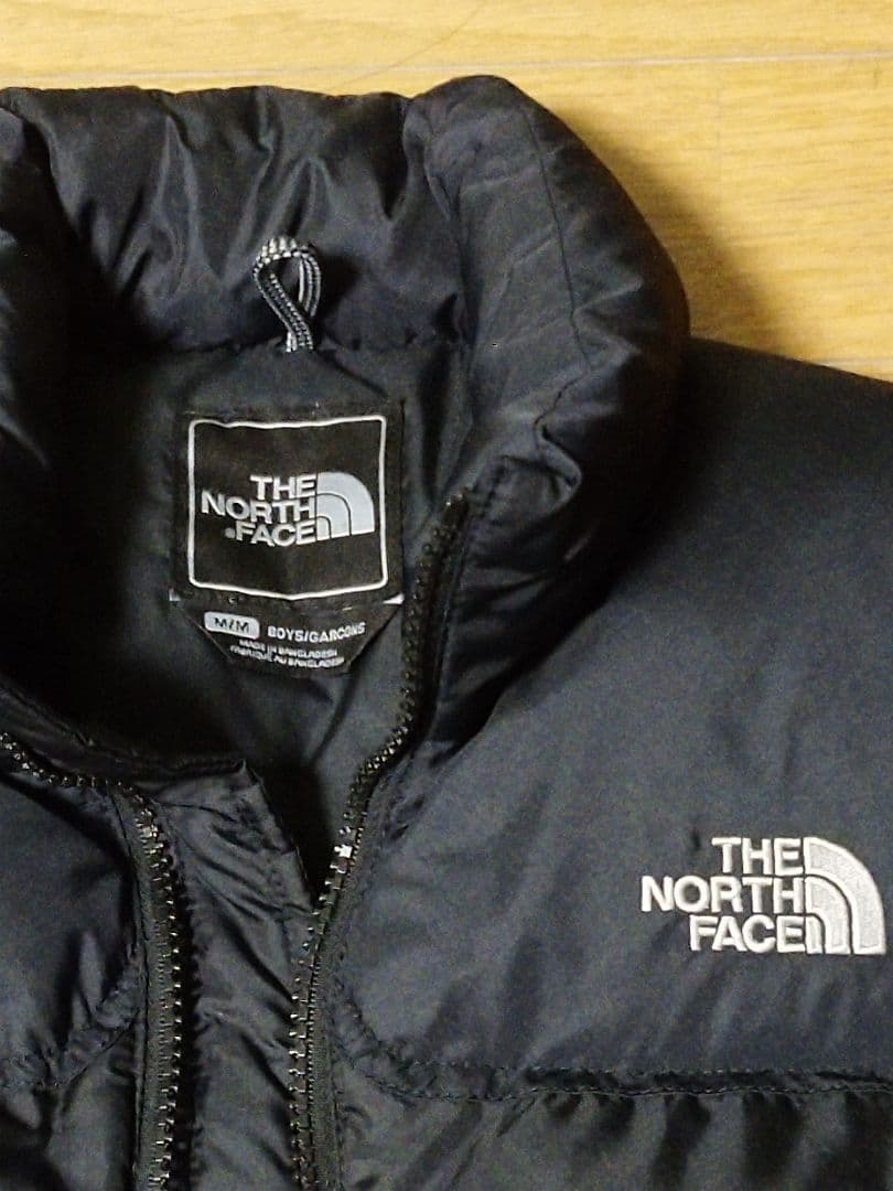 あらら様THENORTHFACEダウン600黒レディースMメンズ細めS美USED