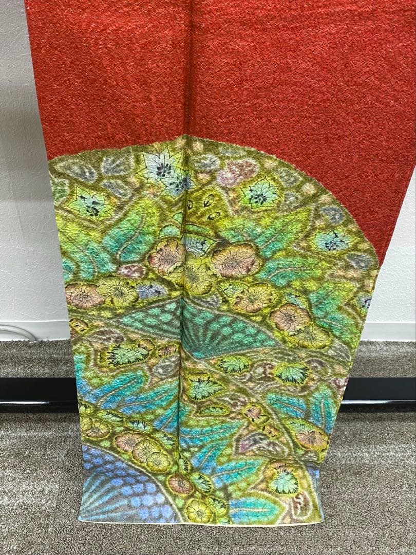 作家振袖 樋熊哲也 辻ヶ花 豪華 銀通し 絞り 身丈162cm