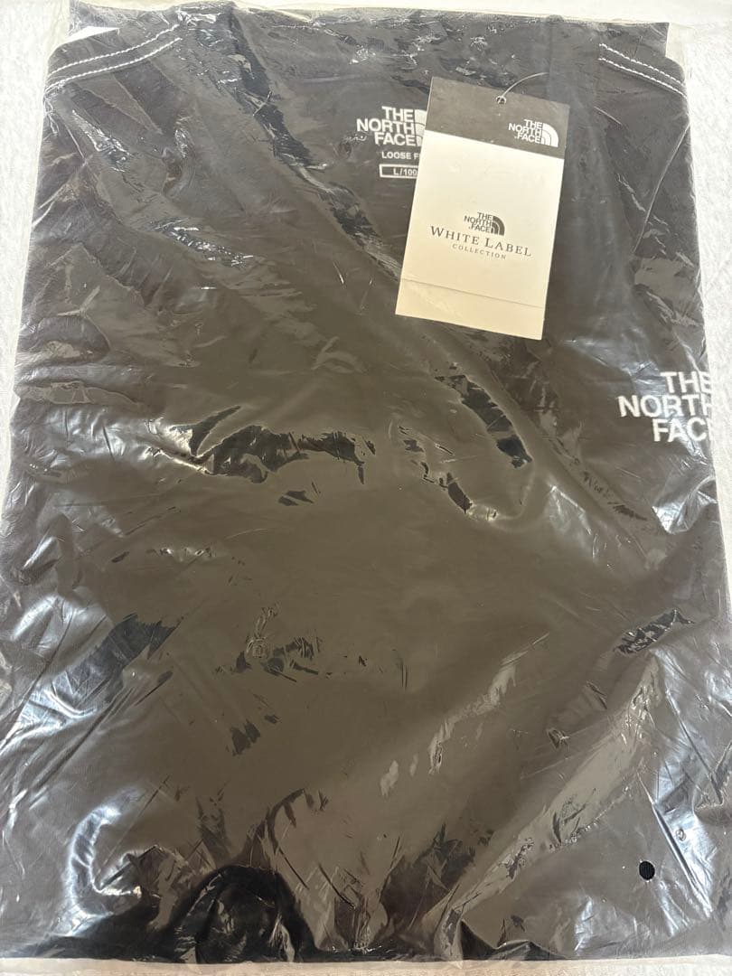 ノースフェイス韓国モデル　エッセンシャルラウンドロングT Lサイズ