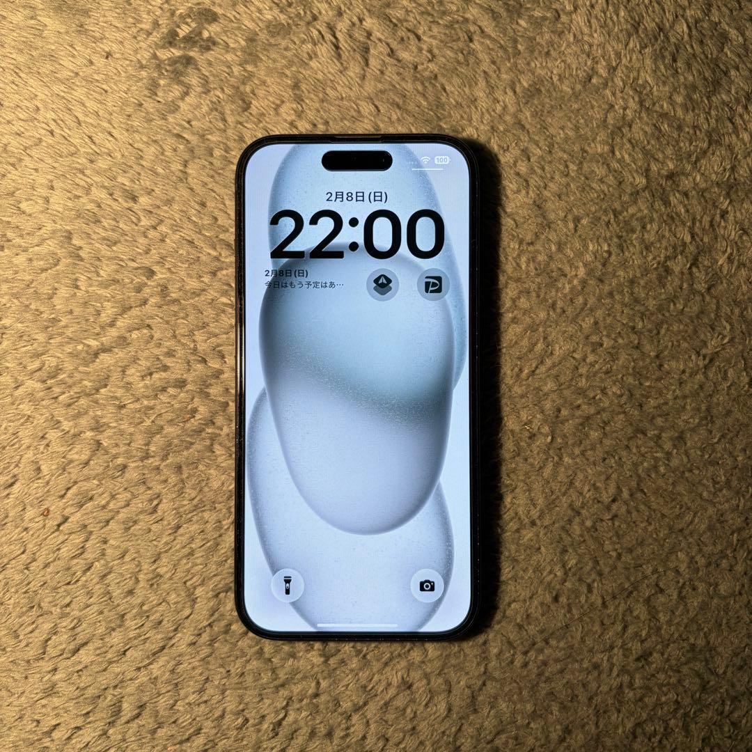 iPhone15 本体 ブラック 256GB SIMフリー バッテリー 86%
