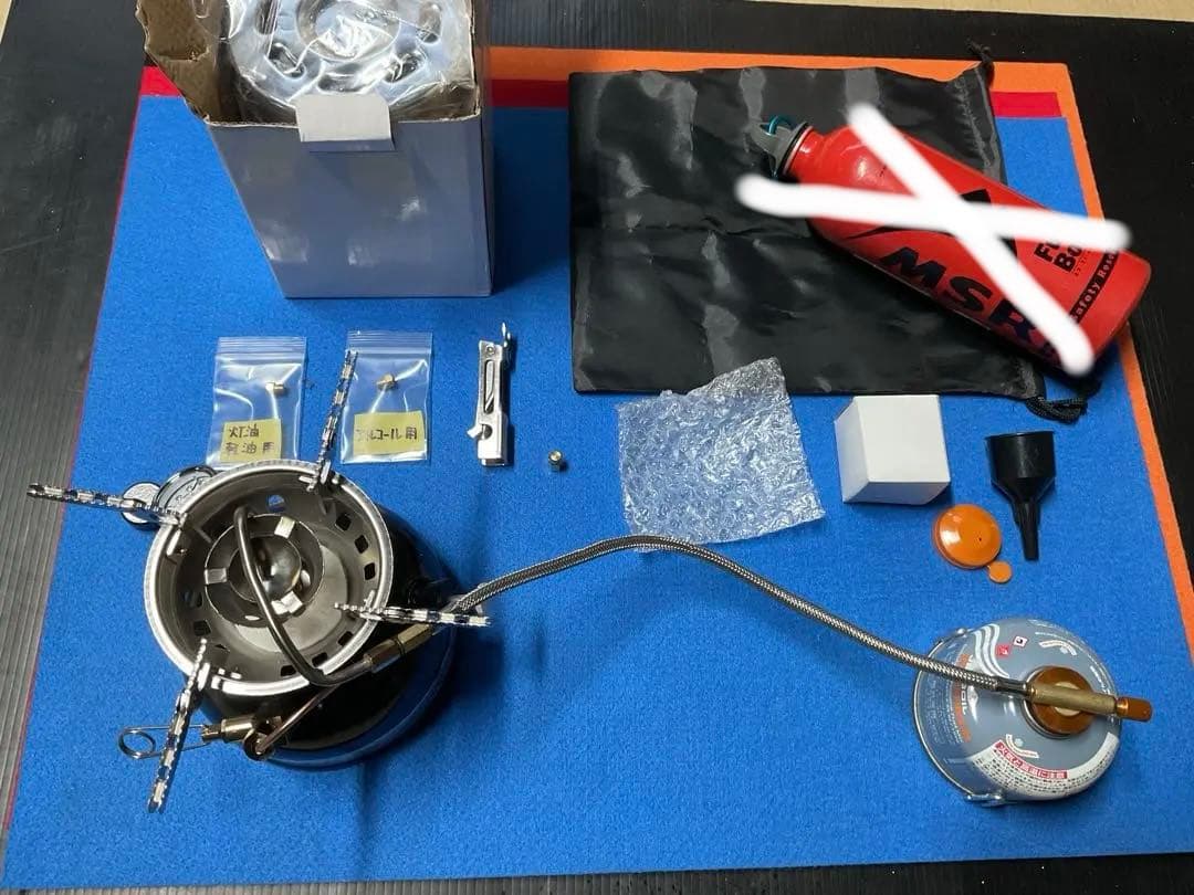 HEIYEマルチ燃料仕様タンク一体式ストーブと追加付属品新品未使用豪華セット