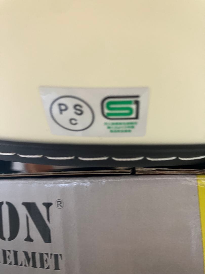 ヒューストンジェットヘルメット(アイボリー)フリーサイズ