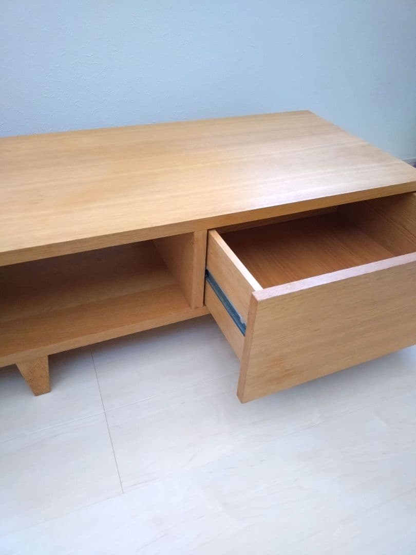 【15日まで！/美品】unico CORSO オーク材 AVボード ローボード