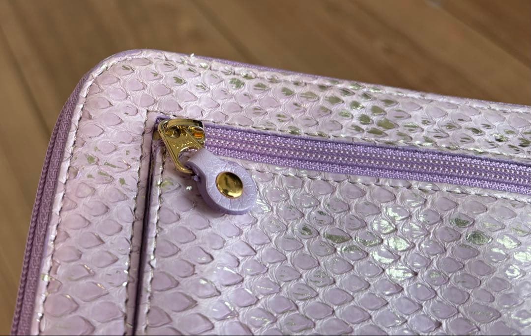 ATAO 長財布 ラベンダー　slimo(スリモ)パイソンリュクス　限定品