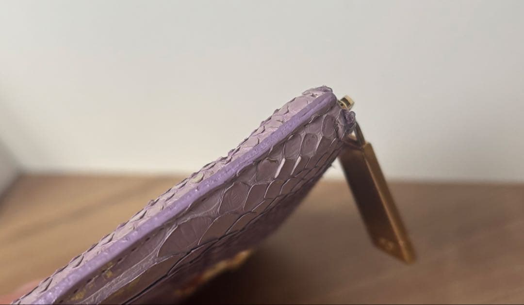 ATAO 長財布 ラベンダー　slimo(スリモ)パイソンリュクス　限定品