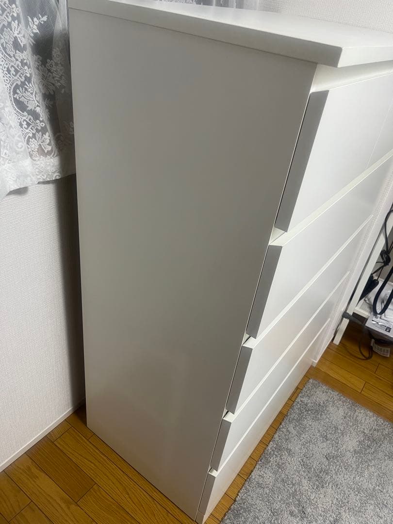【IKEA】MALM マルム　ホワイトチェスト