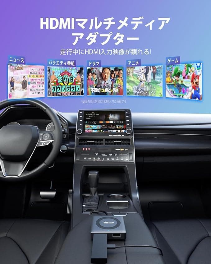 オットキャスト新型 OTTOCAST Car TV Mate Pro カーナビ
