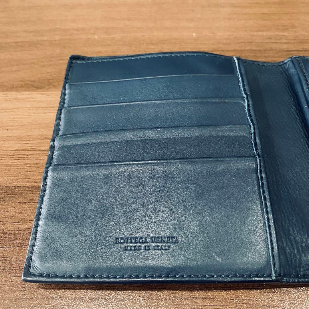 BOTTEGA VENETAボッテガヴェネタ イントレチャート二つ折り財布