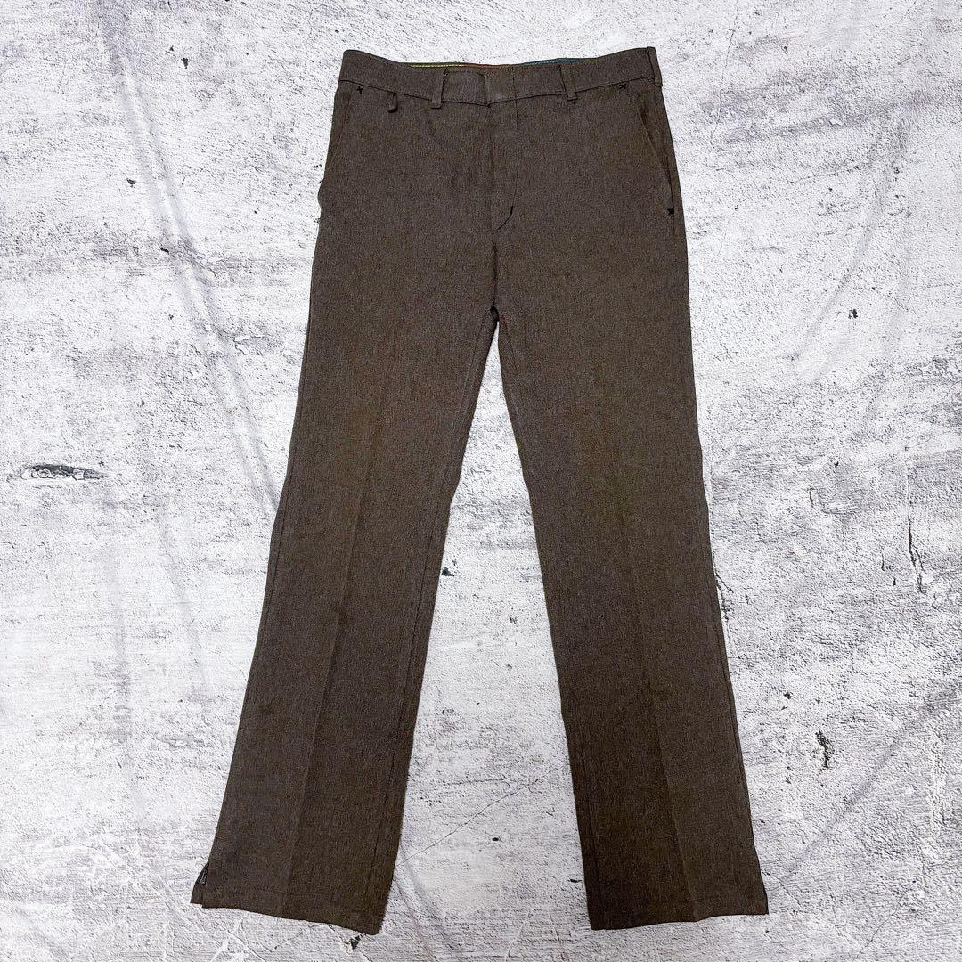 リーバイス80s LEVI'S アクションスラックス ブラウン TALON 脚長