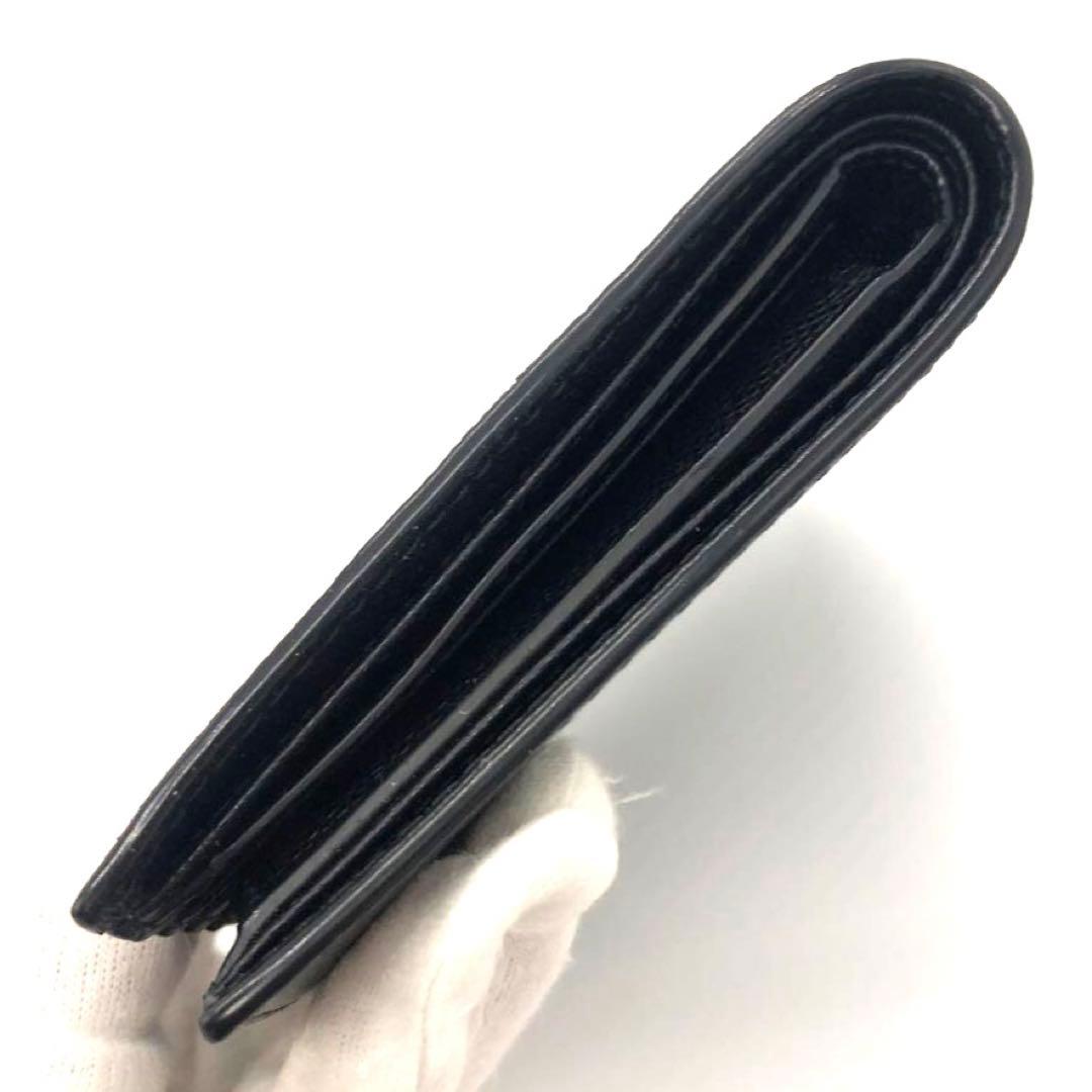 未使用✨バリー レザー 二つ折り財布 ブラック