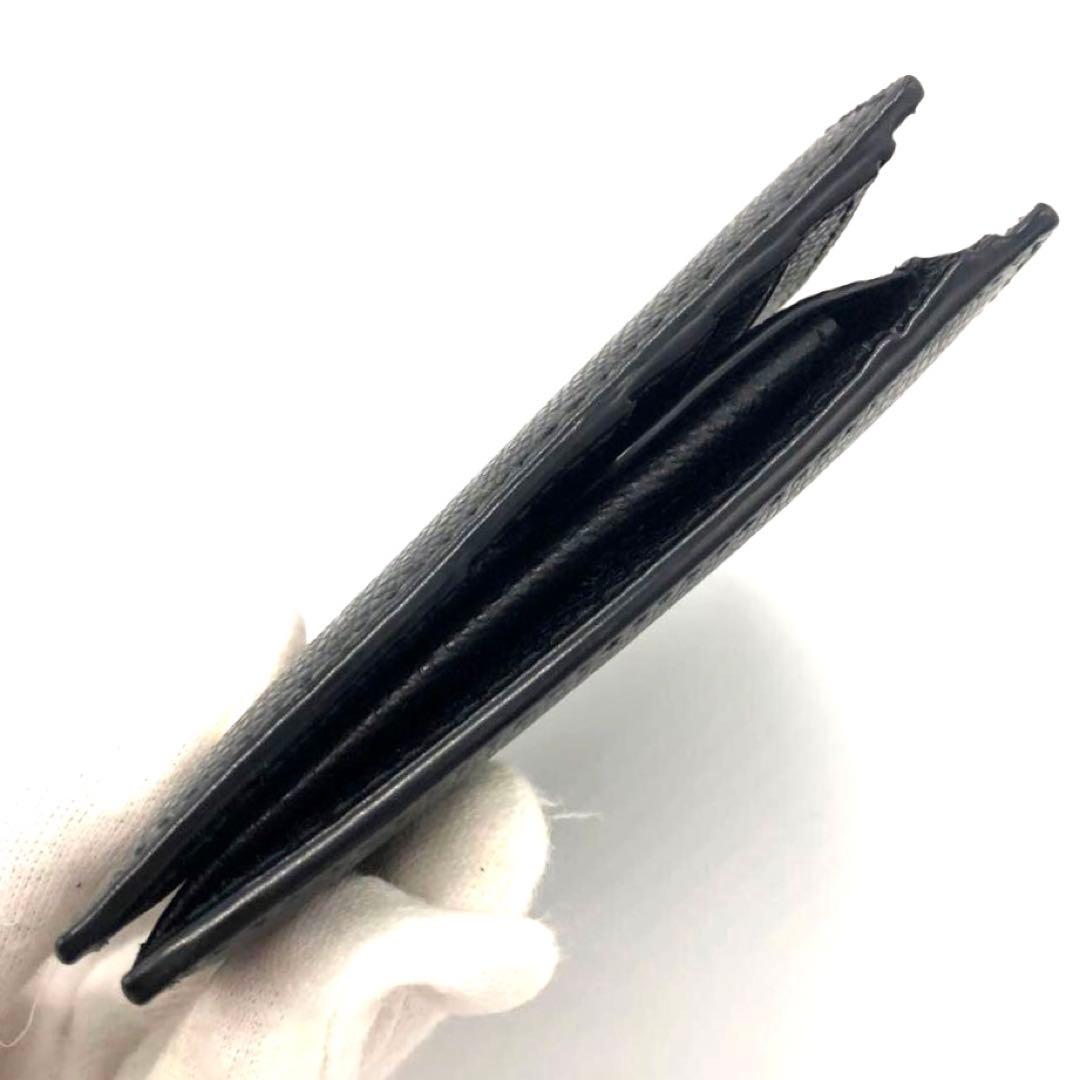 未使用✨バリー レザー 二つ折り財布 ブラック